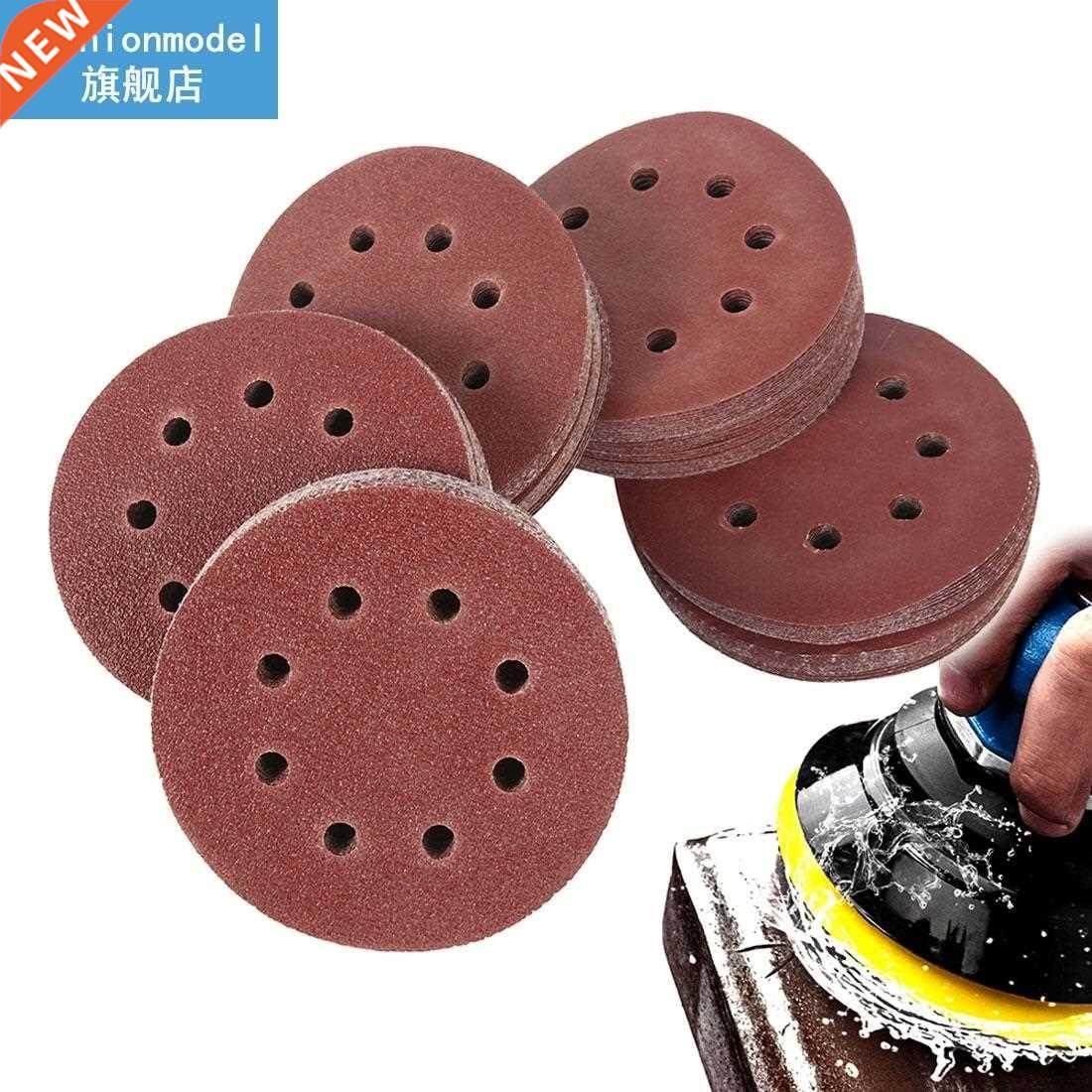 Sandpaper Round Sand Discs Hook And Loop Sandpaper Polishing