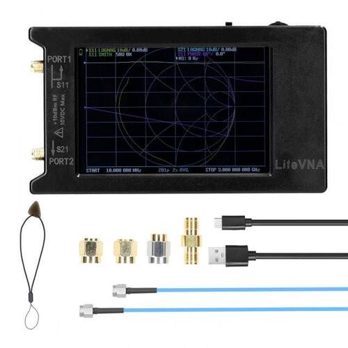 50kHz-6.GHz LiteVNA64 Vector Network Analyzer HF VHF UHF An