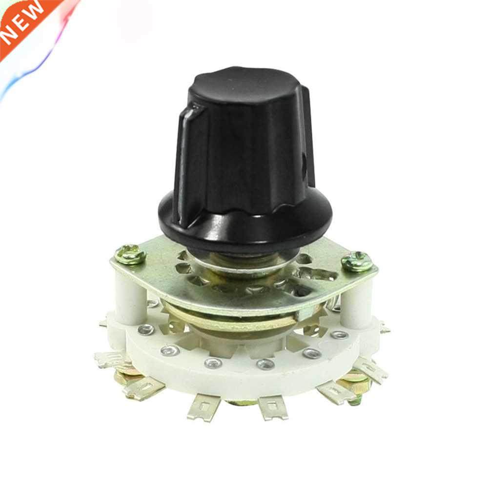 1P11T Band Channel Ceramic Rotary Switch Selector w Handle