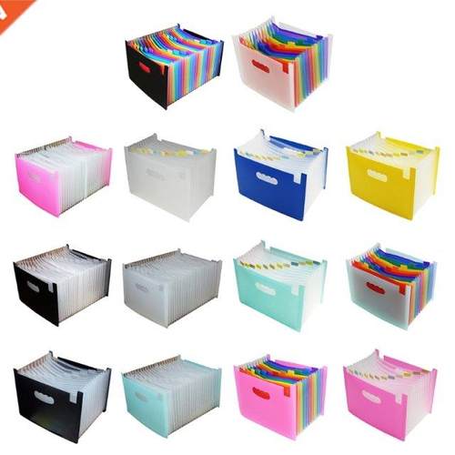 1Pc Multi-layer A4 Document Standing Accordions File Folder