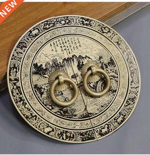Chinese style cabinet door handle pure copper Chinese retro