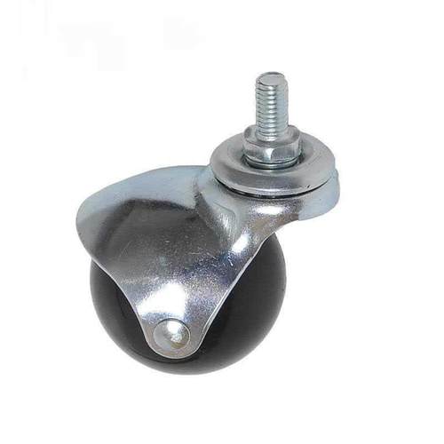 Caster Wheel 2pcs 1.5 Inch Swivel Caster Threaded Castor Whe