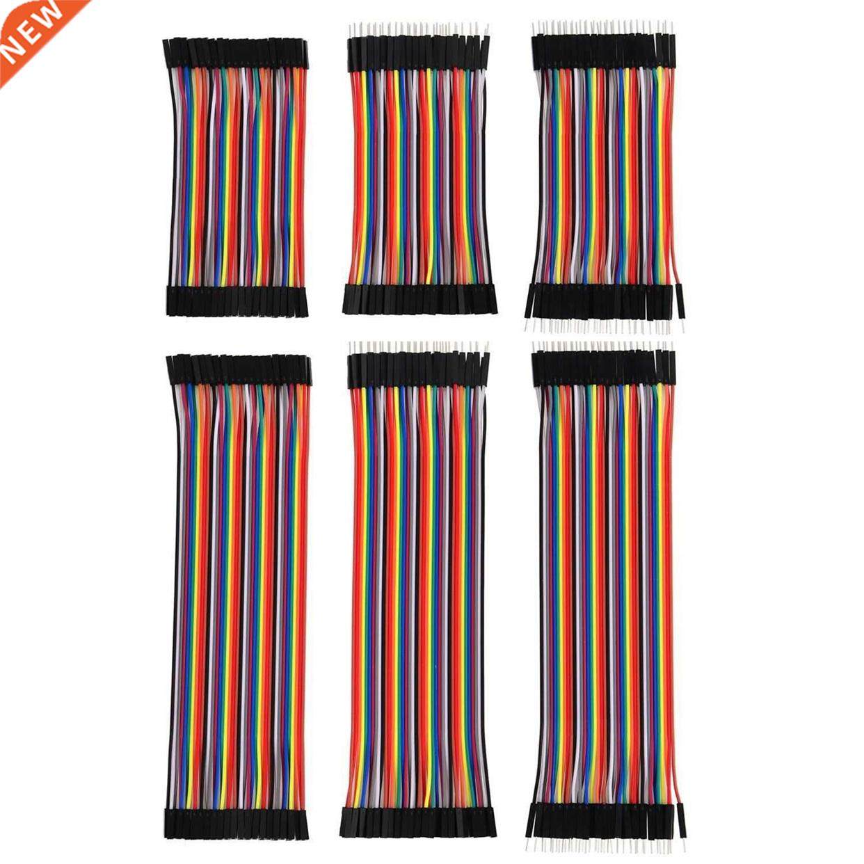 6x Breadboard Jumper Wires Ribbon Cables Kit