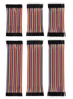 6x Breadboard Jumper Wires Ribbon Cables Kit