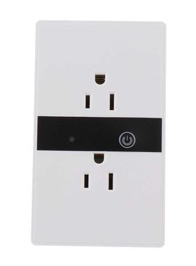 WiFi Wall Socket Alexa Phone App Touch Timer Switch Outlet