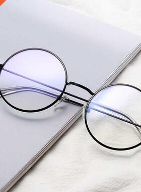 2021 New Round Frame Reading Glasses For Men Anti Blue Light