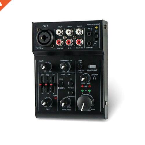 Audio Mixer AGM03 Sound Mixing Console Digital Audio Mixer