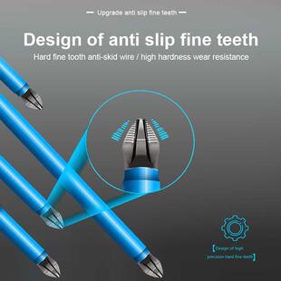 Cross Batch Magnetic Anti Head Slip PH2 Bits Hig Screw Drill