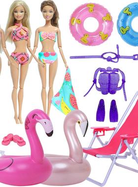 Cute Dl Swimwear Lifebuoy Swimming Rings Swimsuits Bikini