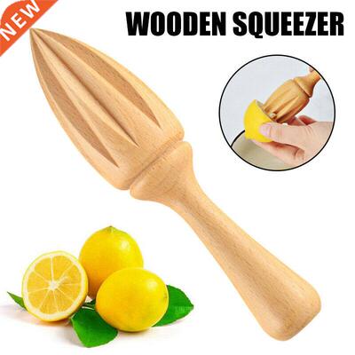 Mini Hand Wooden Lemon Squeezer Fruit Orange Juice Hand Pre