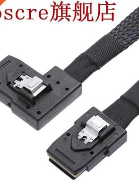 80cm Flat to Elbow Angled 90 Degree Mini SAS 36pin SFF-8087
