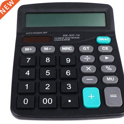 1pcs Office Commercial Calculator Calculate Tool Battery Pow