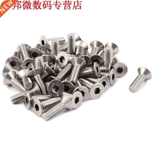 45 stks M6x15mm Hex Driver Verzonken Platte Kop Bouten