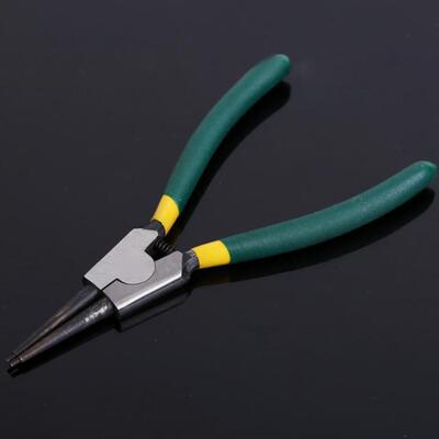 1/4 Pcs Steel Circlip Pliers Set Internal External Curved St