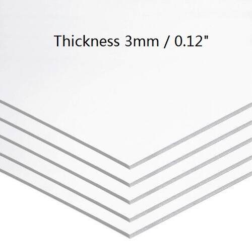 Size 200*300 White Foa Board Plastic PVC Sheet DIY odel