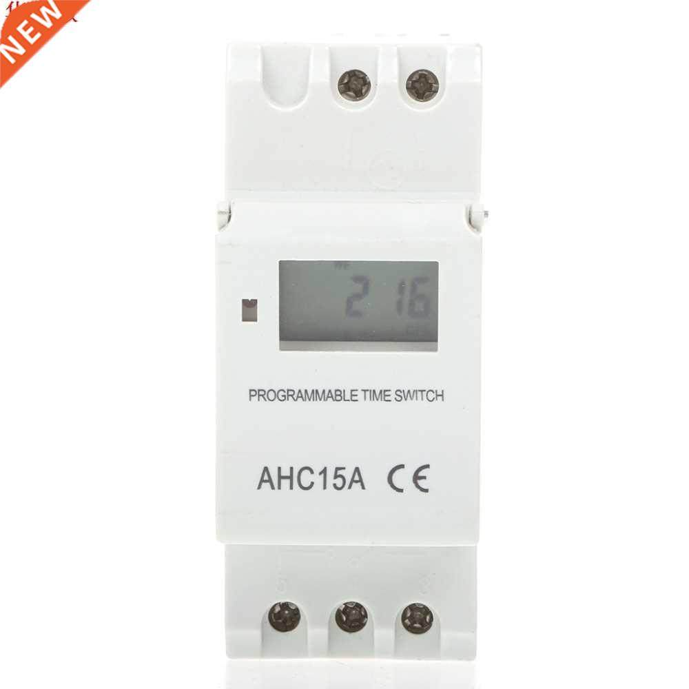 AC 220V 16A Programmable Digital Timer Switching Relay Contr