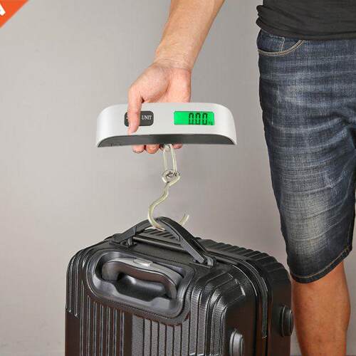 50kg/110lb Digital Electronic Luggage Scale Portable Suitcas