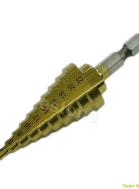 Hex Titanium Step CoDrill Bit Hole Cutter 4-22mm HSS 4241 Fo