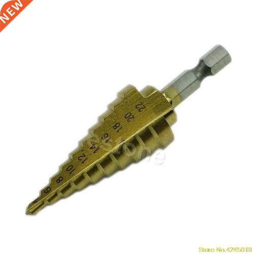Hex Titanium Step CoDrill Bit Hole Cutter 4-22mm HSS 4241 Fo