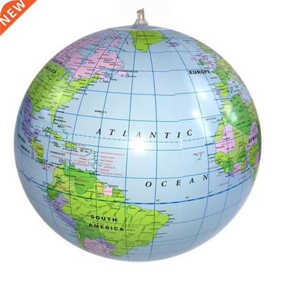 Floatng World Globe Map Ball PVC nflatable Swmmng Pool T