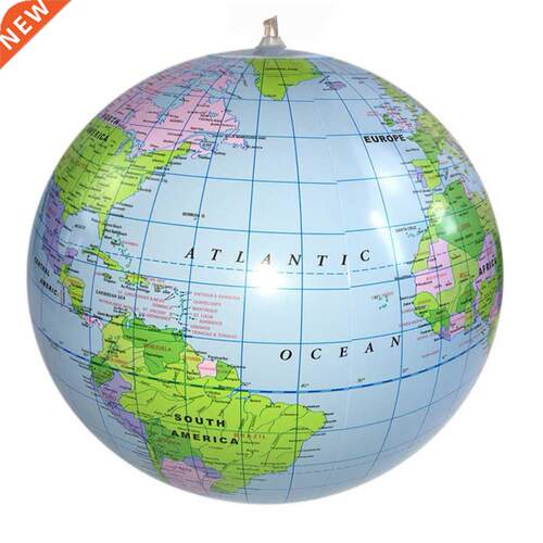 Floatng World Globe Map Ball PVC nflatable Swmmng Pool T