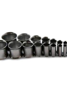 9 pairs Ear Plug Metal Steel Gauge Expander Stretching Flesh
