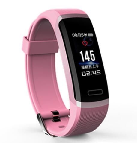 2020 hot Fitness Band GT101 Color Screen Heart Rate Monitor