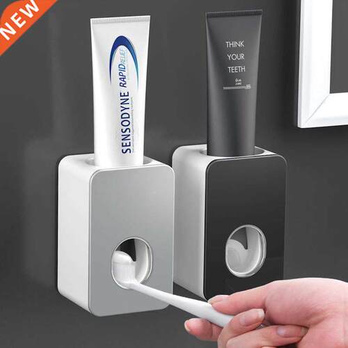 Wall Mounted Automatic Toothpaste Dispenser Squeezers Bathro