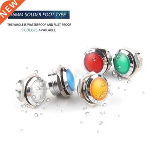 16mm Metal indicator light no wire Soldering Pin 3V 6V 12V 2