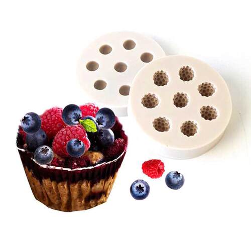1PCS Blueberry,Cranberry silicone cake fondant mold cake dec