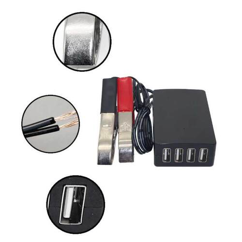 4 USB Port DC Converter Convert 12v 24 v to 5v Power Adapter