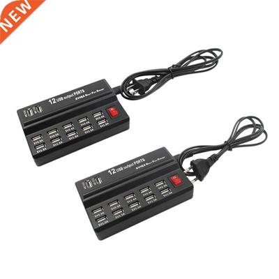 12 Ports USB Output Charger Power Adapter Super Speed HUB Ho