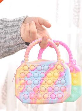 Pop Bags for Girls Macaron Coin Purse Wallet muti bubbles fi