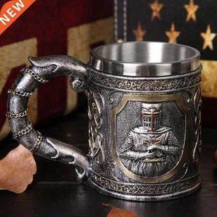 Mug Drinking Cup Knig Workmanship Beer Fine Stainles Skull