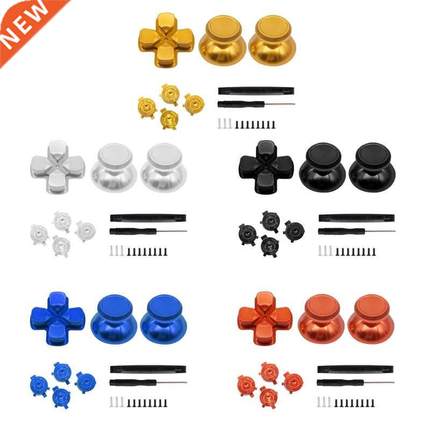For PS5 Controller Durable Metal Button Set Abxy D-pad Incre