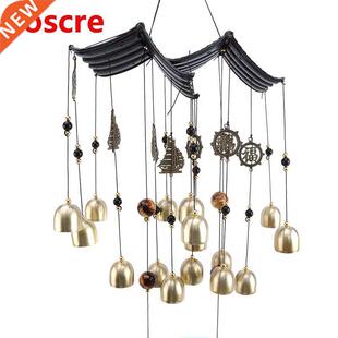 Iron Metal Home Decorations Smooth Sailing Boat Bells Wind C