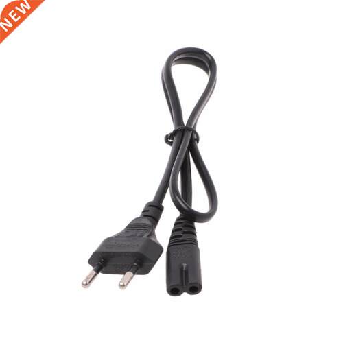 2-Prong Pin AC EU Power Supply Cable Lead Wire Power Cord Fo