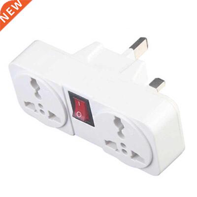 Universal UK 250V 10A Wall Socket Adapter Portable 2 Way Ext