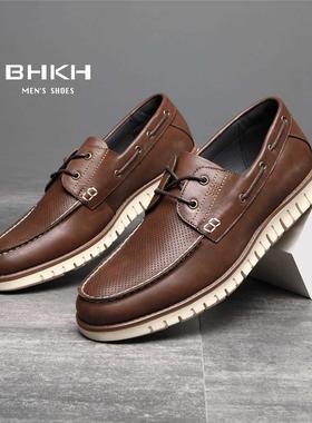 BHKH New Man Loafers Shoes Spring/ Summer Fashion Men Casual