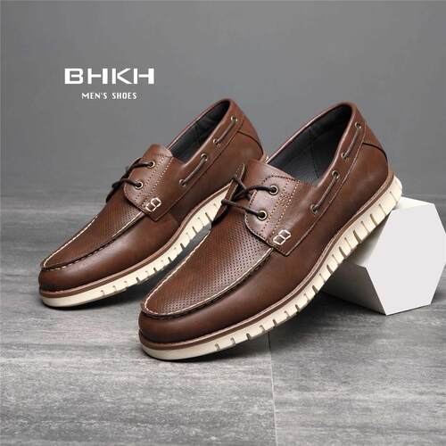 BHKH New Man Loafers Shoes Spring/ Summer Fashion Men Casual