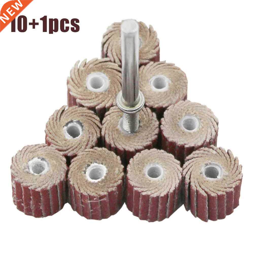 10Pcs Sanding Flap Disc 80-600Grit Grinding Wheel Polishing