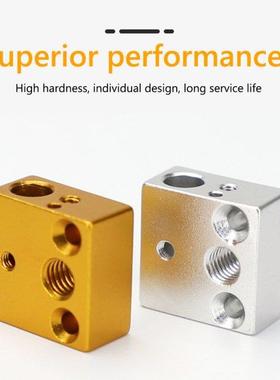 6pcs D Printer Part CR10 Heater Block Aluminum Brass Hotend