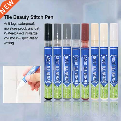Tile Joints Decontamination Pen Waterproof Repair Bathroom F