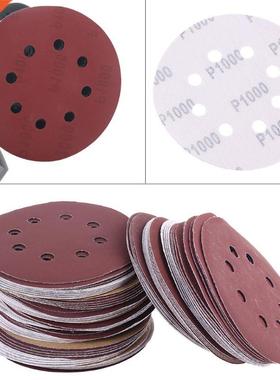 100 Pcs 8 Holes Sanding Discs Hook and Loop 1000 1200 1500 2