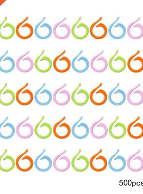 500PCS Knitting Crochet Markers Large Stitch Needle Clip Mar