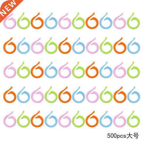 500PCS Knitting Crochet Markers Large Stitch Needle Clip Mar