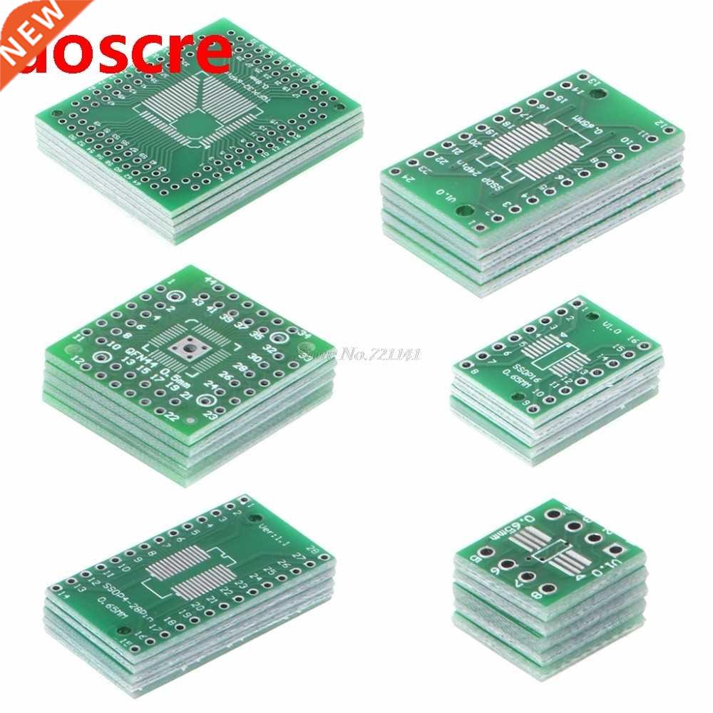 30 Pcs PCB Board Kit SMD To DIP Adapter Converter FQFP32-100