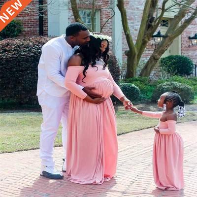 Maternity Dress For Photography Long Sleeve Pregnancy Dress