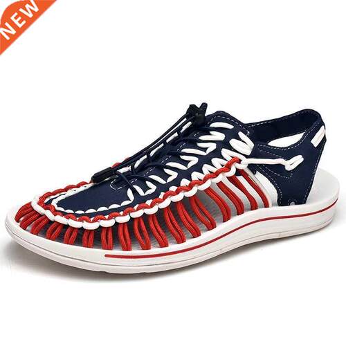 Men	s Sandals 2022 New Summer Breathable Soft Flat Sandal