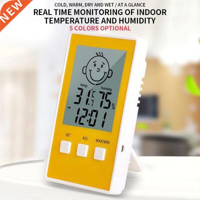 Digital Thermometer Hygrometer Indoor Outdoor Temperature Hu